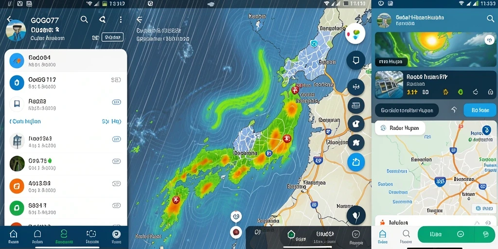 Antarmuka GOGO77 yang menunjukkan data radar hujan secara jelas dan informatif.