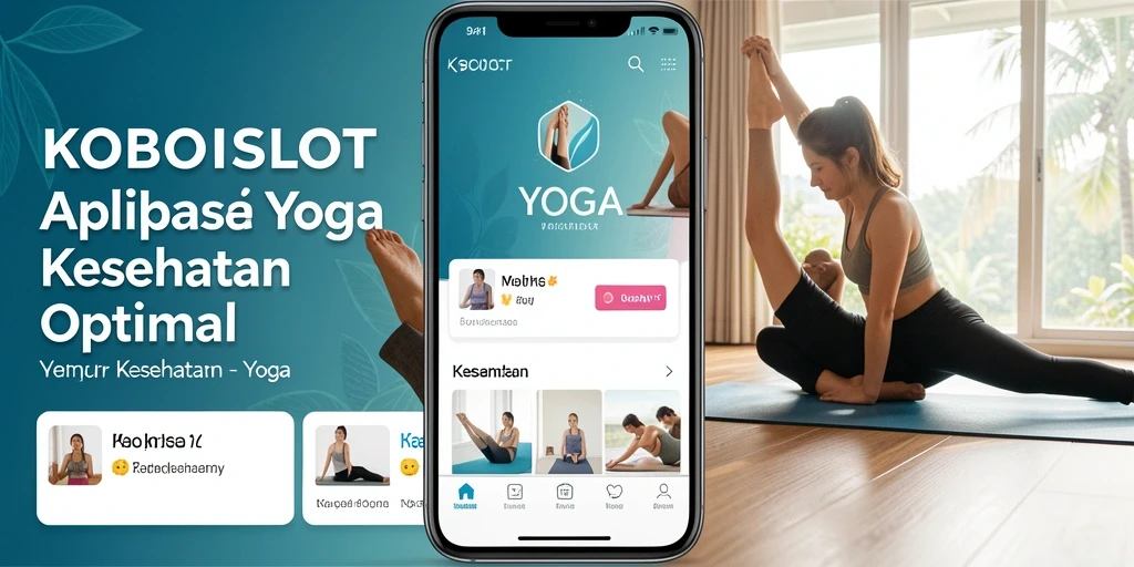Tampilan antarmuka KOBOISLOT dengan fitur latihan Yoga yang interaktif.