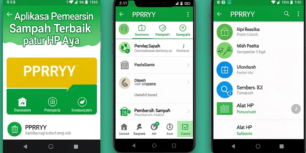 Tampilan antarmuka utama PPRRYY yang intuitif dan menarik.
